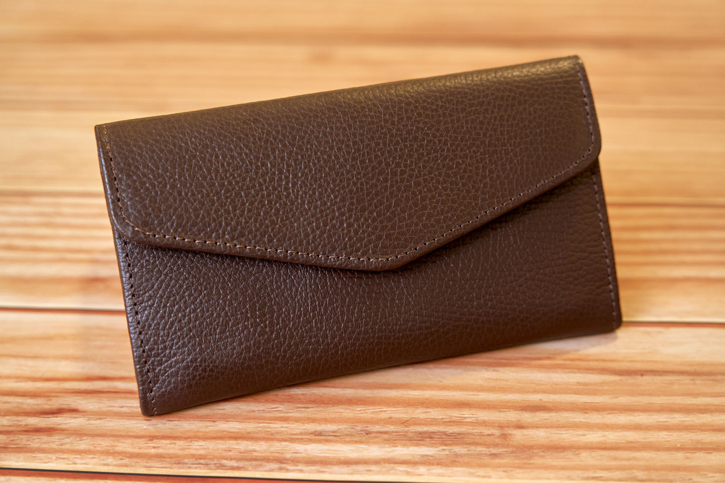 Billetera Cuero Dama- Café (Flotter)