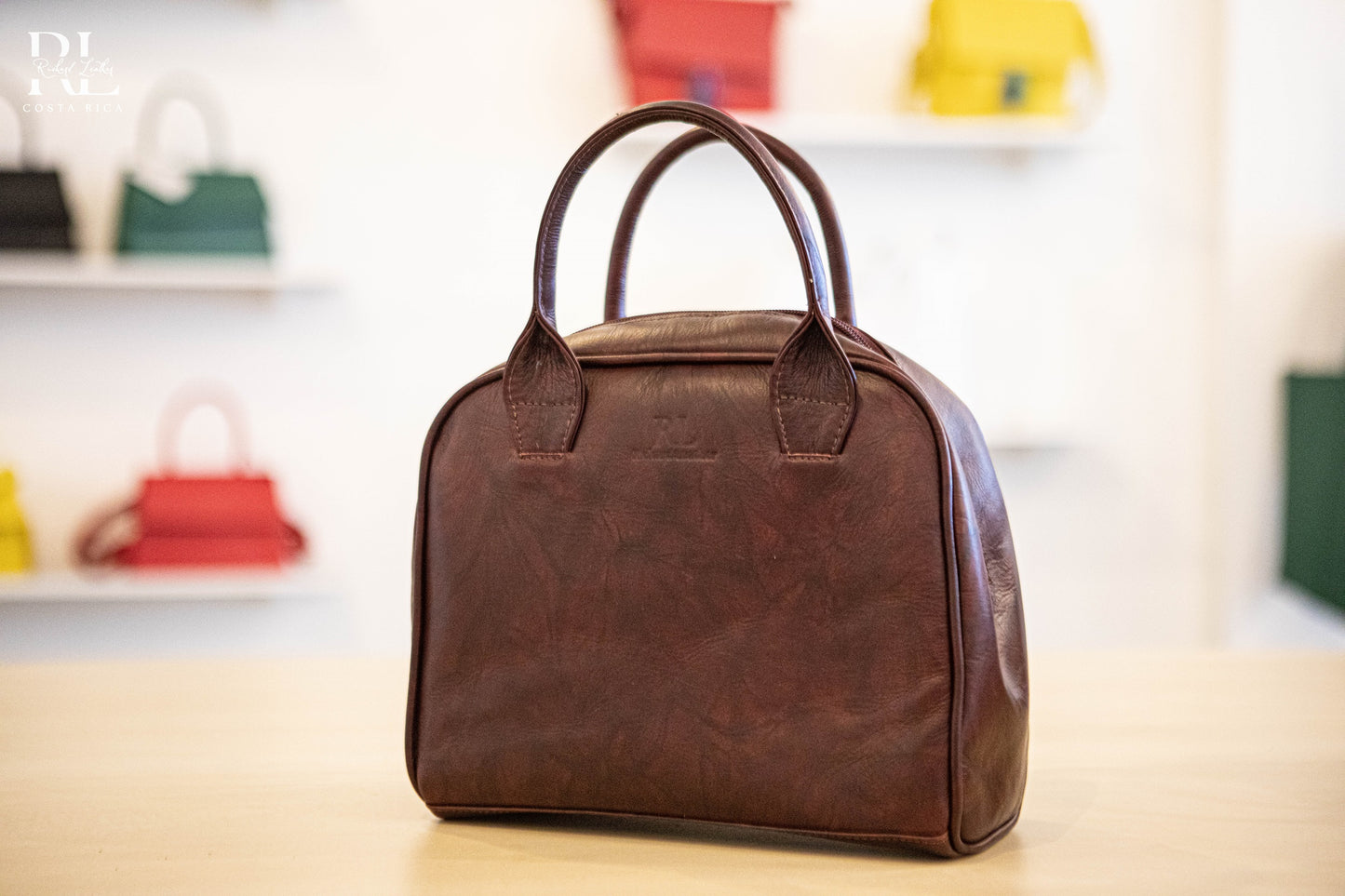 Bolso Little Rose-Café