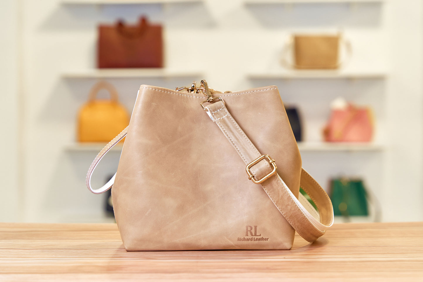 Bolso Eugenia- Blanco & Beige