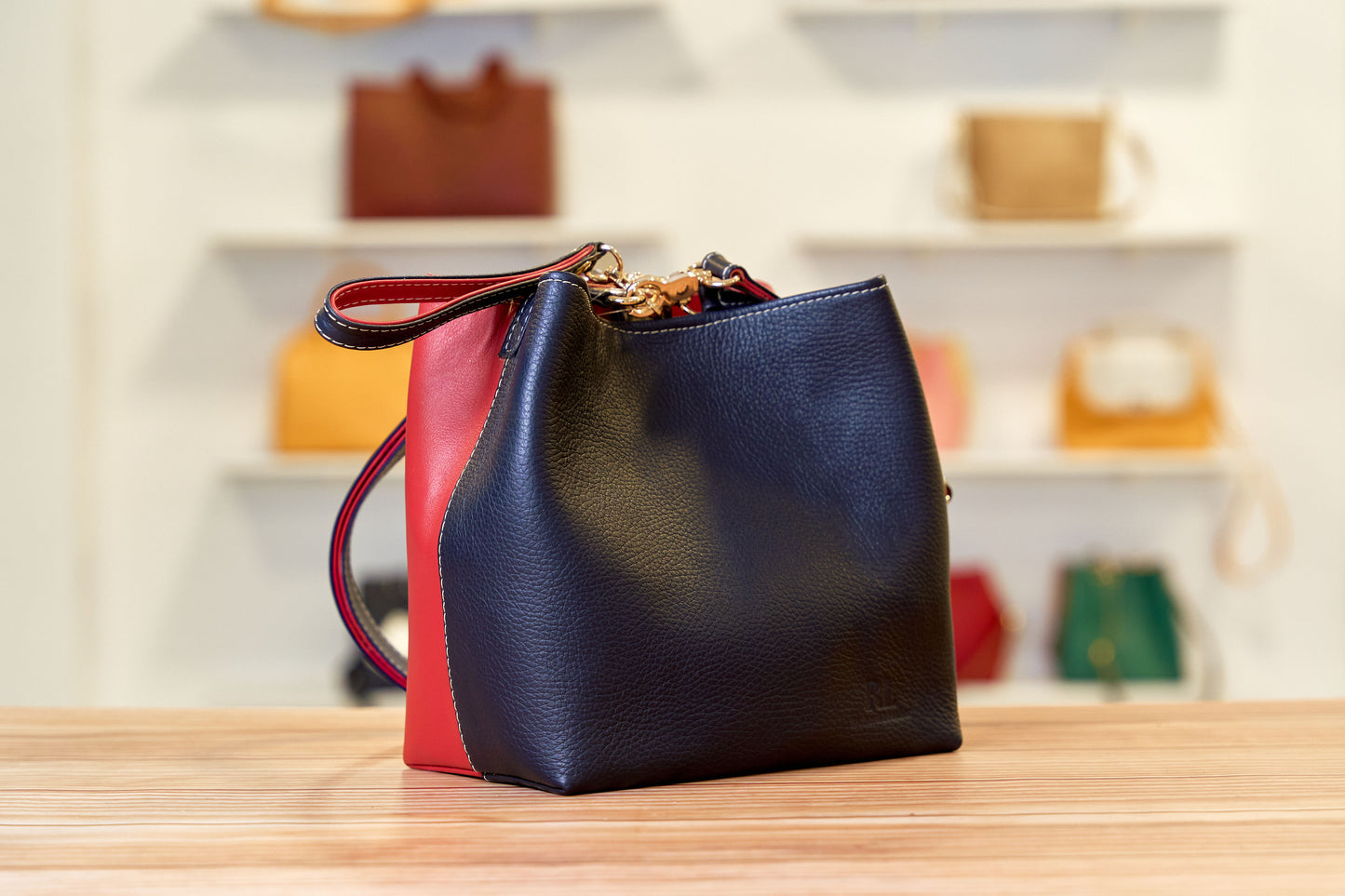 Bolso Eugenia- Azul & Rojo