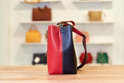 Bolso Eugenia- Azul & Rojo