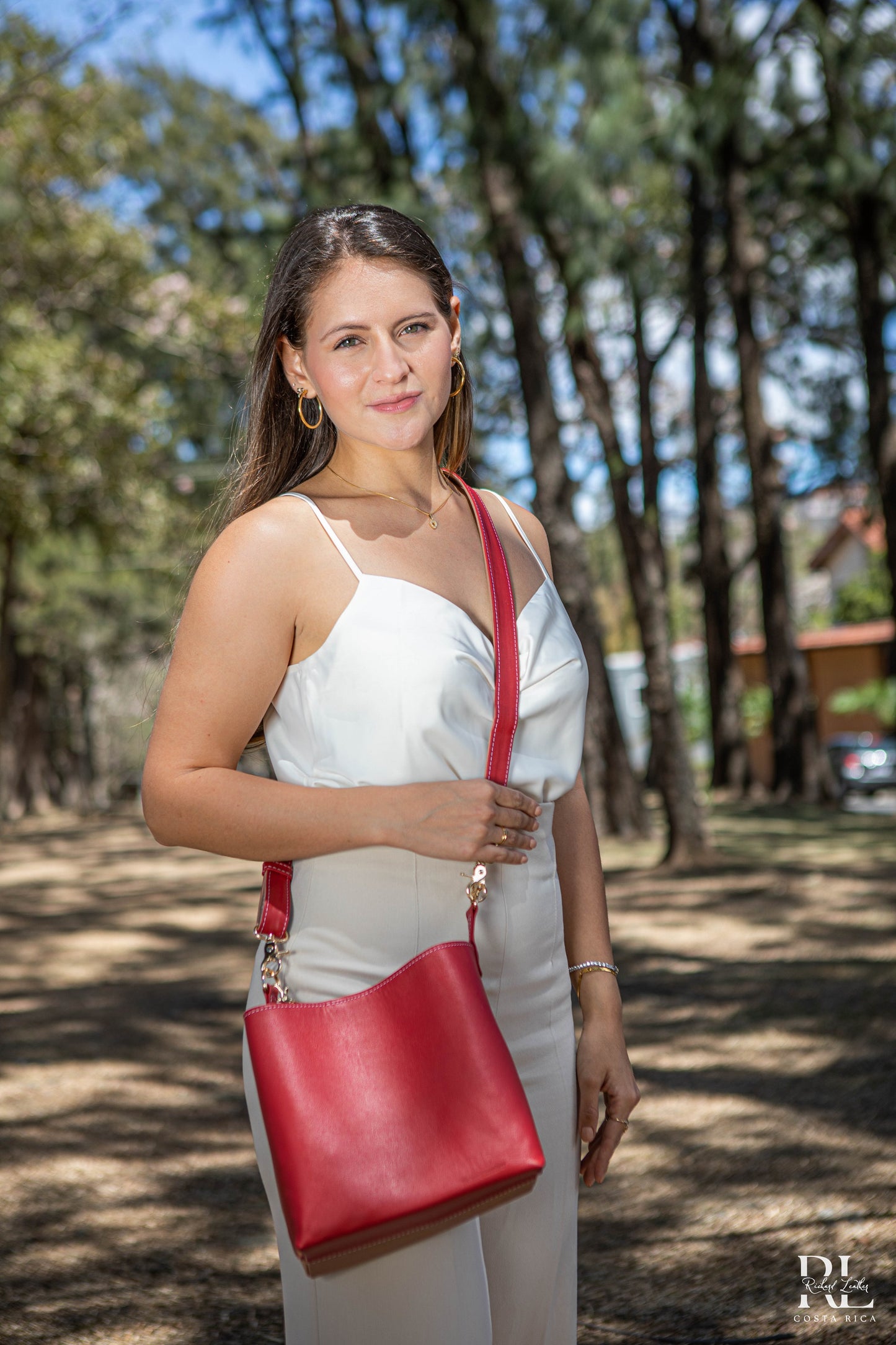 Bolso Eugenia- Rojo & Beige